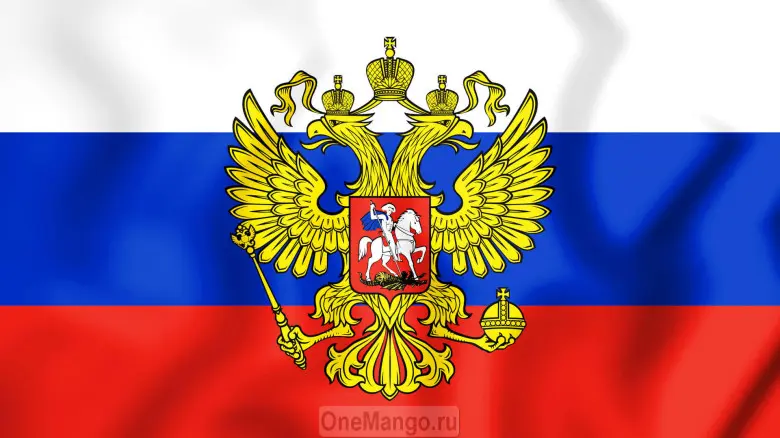 Занавес флаг России 001