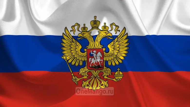 Занавес флаг России 002