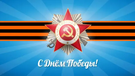 Занавес день победы 105