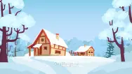 Занавес времена года - зима 001