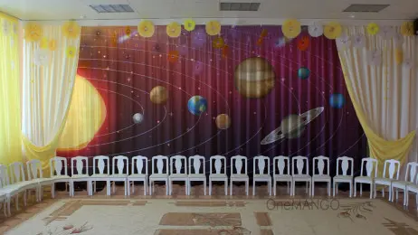 Занавес день космонавтики 007