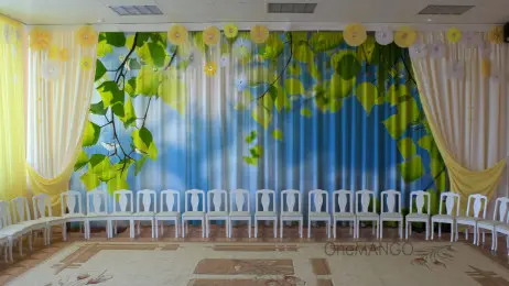 Занавес выпускной в школе 005