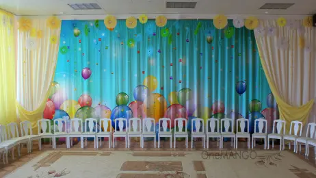 Занавес выпускной в школе 046